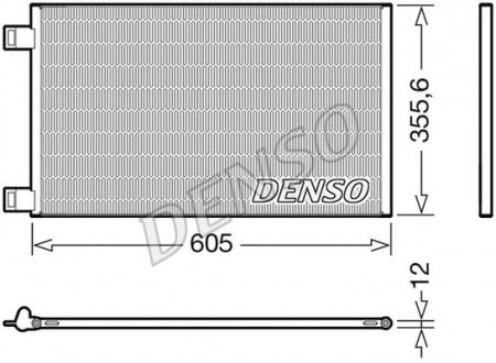 Радиатор кондиционера в сборе DENSO DCN23041