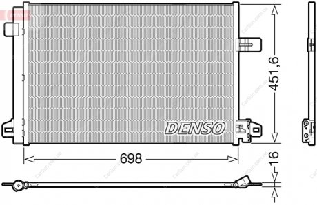 Конденсатор, система кондиціонування повітря DENSO DCN32028