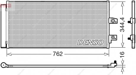 CHЈODNICA KLIMATYZACJI VOLVO (OE-31439781) DENSO DCN33016