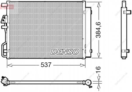 Конденсатор, система кондиціонування повітря DENSO DCN41021