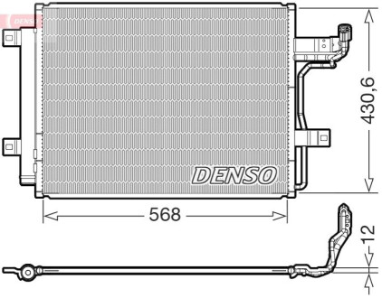 Skraplacz MAZDA 3 / CX-30 18- DENSO DCN44019 (фото 1)