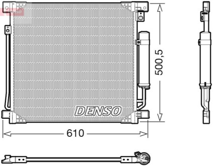 Skraplacz MITSUBISHI L200 DENSO DCN45013