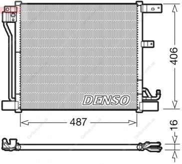 Конденсатор, система кондиціонування повітря DENSO DCN46018 (фото 1)