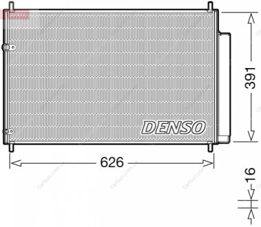 Конденсатор, система кондиціонування повітря DENSO DCN50041 (фото 1)