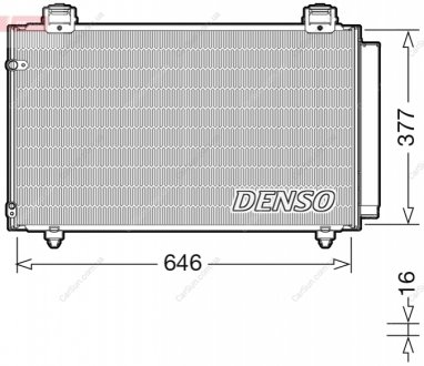 Конденсатор, система кондиціонування повітря DENSO DCN50043 (фото 1)