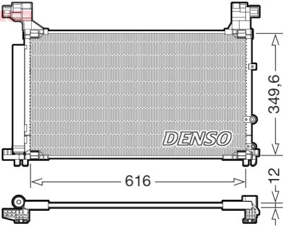 Skraplacz LEXUS IS III DENSO DCN50132