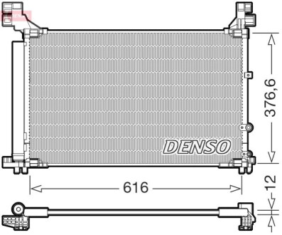 Skraplacz LEXUS GS / RC DENSO DCN50133