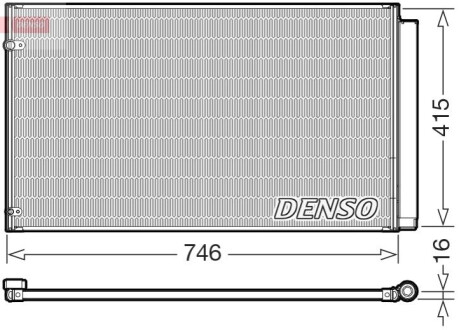 Skraplacz LEXUS RX 08- DENSO DCN51017 (фото 1)