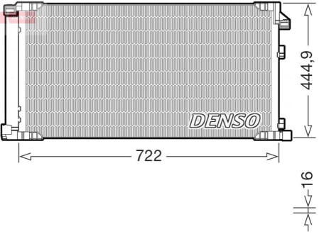 Skraplacz LEXUS NX 14- DENSO DCN51019