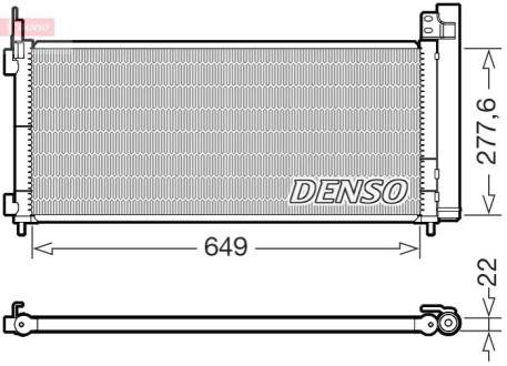 Skraplacz LEXUS NX 14- DENSO DCN51021