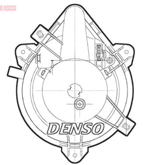 Вентилятор, конденсатор кондиционера DENSO DEA09044