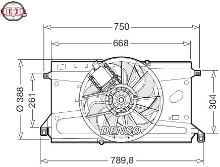 Автозапчастина DENSO DER10011