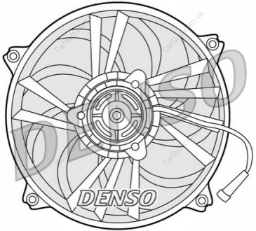 Вентилятор, система охолодження двигуна DENSO DER21014 (фото 1)