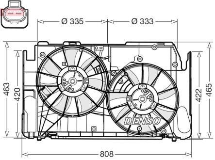 Автозапчастина DENSO DER50002