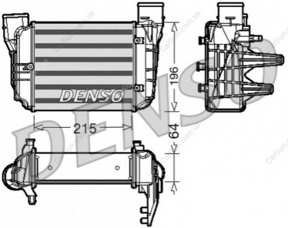Охолоджувач наддувального повітря DENSO DIT02002 (фото 1)