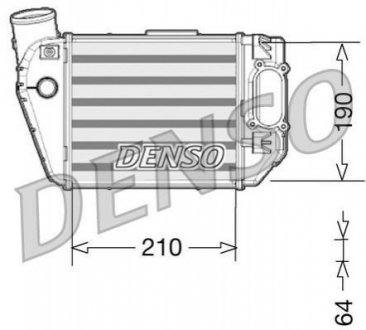 Інтеркулер DENSO DIT02021