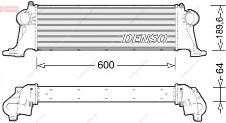 Охолоджувач наддувального повітря DENSO DIT12004