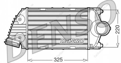 Охолоджувач наддувального повітря DENSO DIT28016 (фото 1)
