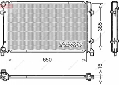 Конденсер DENSO DRM02014 (фото 1)