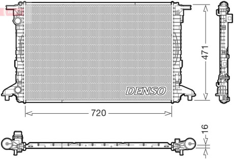 Chłodnica AUDI A4 / A5 / A6 DENSO DRM02049