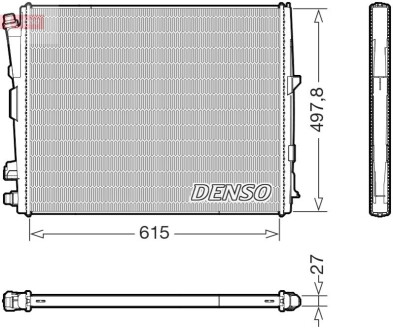 Chodnica BMW 3 (G20 G21) / Z4 (G29) 18- DENSO DRM05123