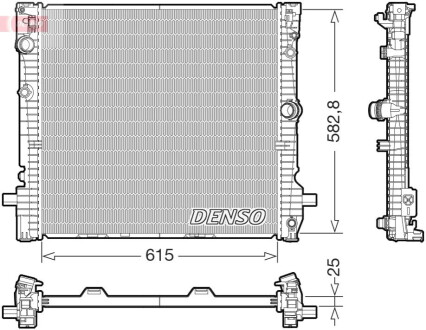 Chłodnica BMW X3 (G01) / X4 (G02) DENSO DRM05124