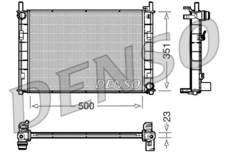 Датчик ABS, передний DENSO DRM10045