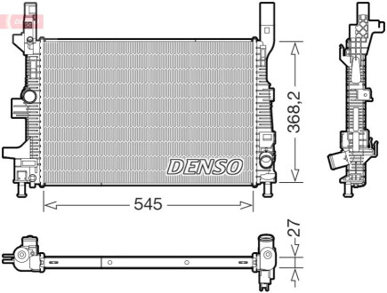 Chłodnica FORD FOCUS III / C-MAX II / TRANSIT DENSO DRM10122