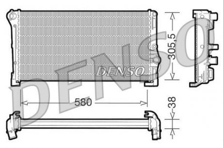 Радіатор DENSO DRM13010