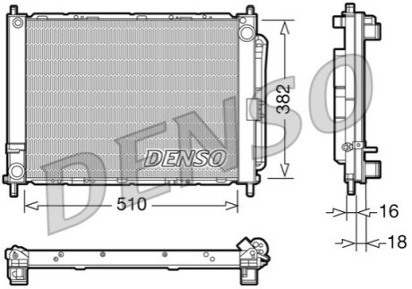 Модуль охлаждения DENSO DRM23102 (фото 1)