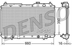 Радіатор охолоджування двигуна DENSO DRM40010