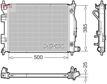 Chodnica HYUNDAI i20 II 14- DENSO DRM41033