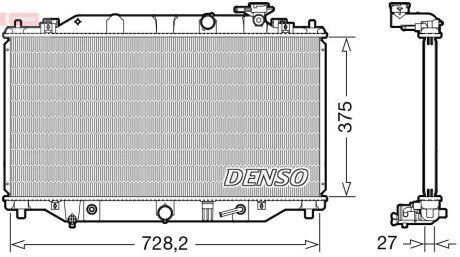 КУЛЕР ДЛЯ ВОДИ DENSO DRM44044