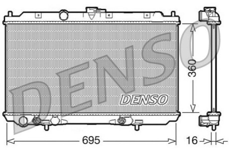 КУЛЕР ДЛЯ ВОДИ DENSO DRM46028