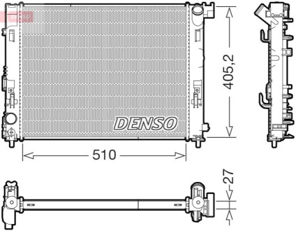 Chodnica NISSAN MICRA V / JUKE 16- DENSO DRM46076