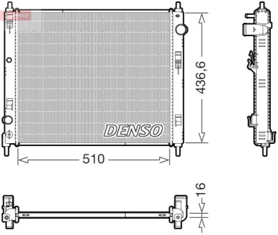 Chodnica NISSAN JUKE / PULSAR 10- DENSO DRM46078