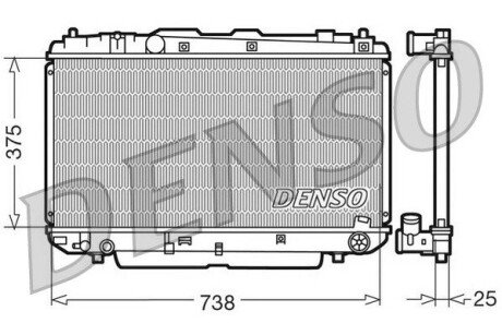 КУЛЕР ДЛЯ ВОДИ DENSO DRM50021