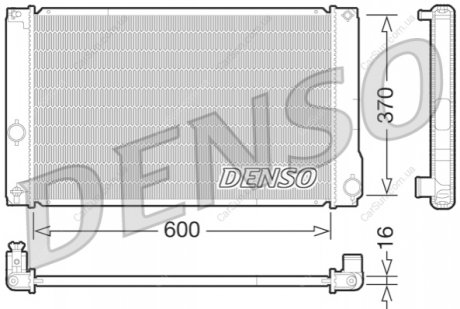Радіатор, система охолодження двигуна DENSO DRM50076 (фото 1)