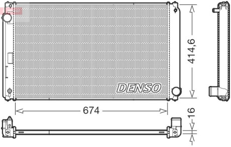 КУЛЕР ДЛЯ ВОДИ DENSO DRM50149