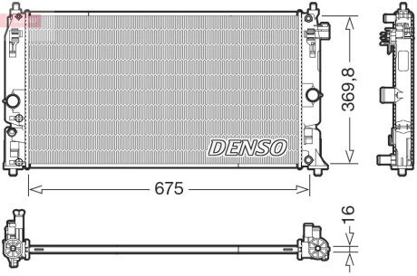 КУЛЕР ДЛЯ ВОДИ DENSO DRM50150