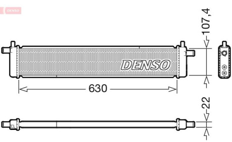 Радіатор LEXUS NX \'\'14>> DENSO DRM51013 (фото 1)