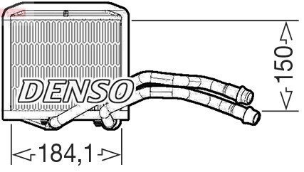 Nagrzewnica PSA CORSA E / FIORINO / MITO / NEMO DENSO DRR09102