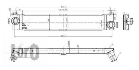 INTERCOOLER Depo 0160180006