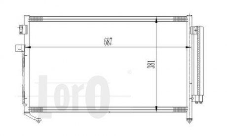 КОНДЕНСАТОР SUBARU Depo 0490160009