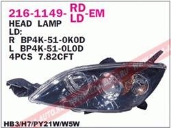 Основная фара Depo 216-1149L-LD-EM (фото 1)