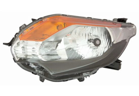 HEAD LAMP.UNIT..ECE.ELEC/MANUAL BLACK TYPE.MB L-200 15/.FT FULBAK 16 / Bulb Type: H4, P21W, W5W Depo 21411ADLLDEM2