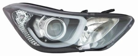 HEAD LAMP.UNIT..ECE.ELEC BLACK TYPE.HY.ELNTRA..14 / Bulb Type: D5S, PY21W, H7, LED Depo 2211181LLEHM2