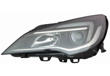 Reflektor L (H1/H7/LED, elektryczny, z silnikiem, DRL) pasuje do: OPEL ASTRA K 06.15-06.21 Depo 442-1188LMLDEM2