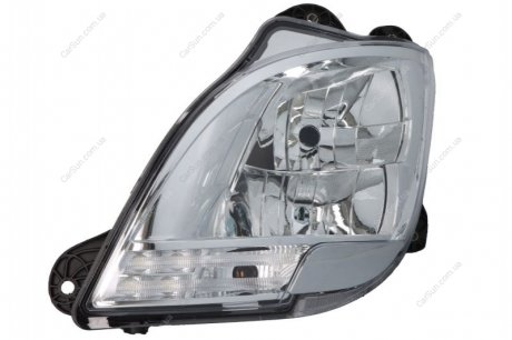 Reflektor L (H1/H7/LED/PY21W, elektryczny, bez silnika, ze Е›wiatЕ‚em do jazdy dziennej, kolor wkЕ‚adu: chromowany, kolor kierunkowskazu: przezroczysty) pasuje do: DAF XF 106 10.12- Depo 450-1105L-LD-EM