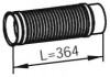 Труба Глушника (Гофра) Нержавійка Man Tgs/tgx Ø115Mm L-364Mm Dinex 48233 (фото 1)